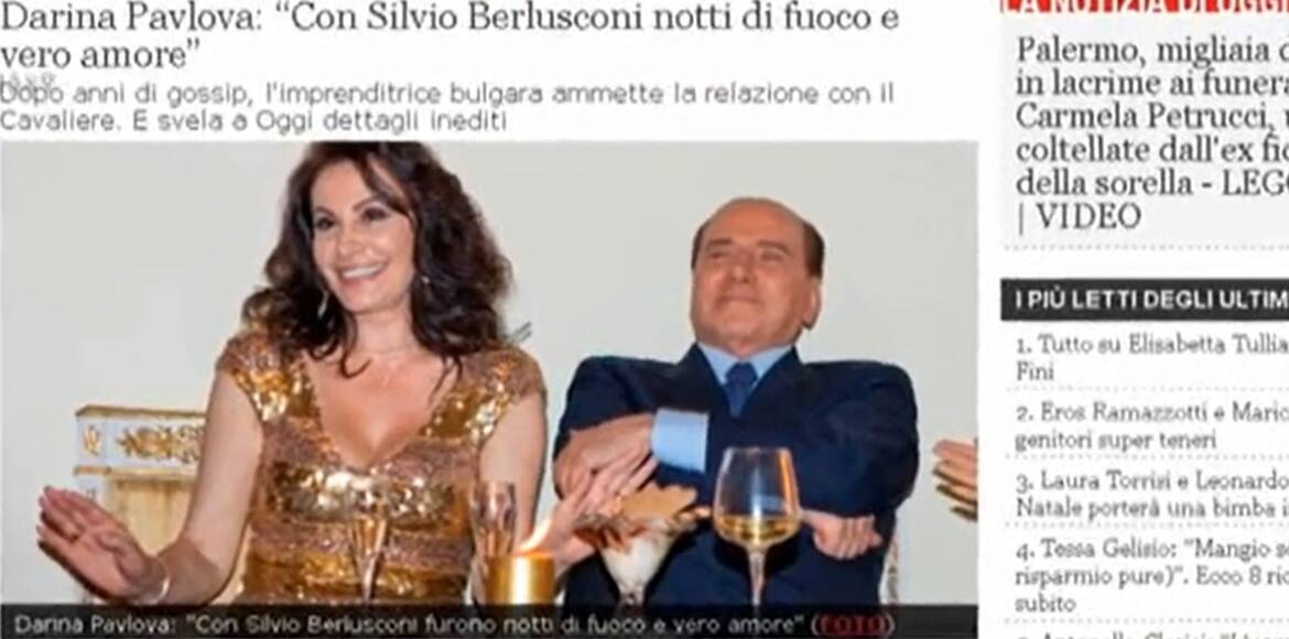 Дарина Павлова: Силвио Берлускони - любов завинаги!