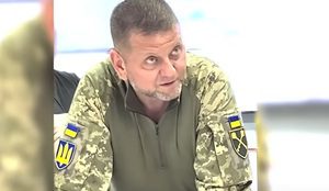 главнокомандващият въоръжените сили на Украйна ген. Валерий Залужни