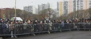 Хиляди се собогуваха с героя Алексей Навални