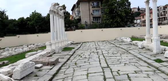 Най-широката запазена улица от римско време е в Пловдив